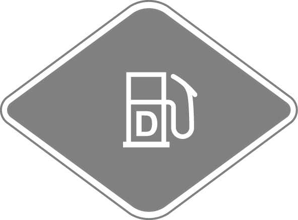 Pictogram for Vehicle on fuel of liquid group 1