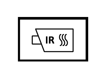 Pictogram for Use thermal Infrared camera