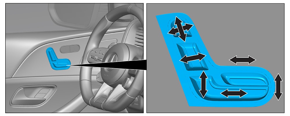 Seat adjustment (electric)