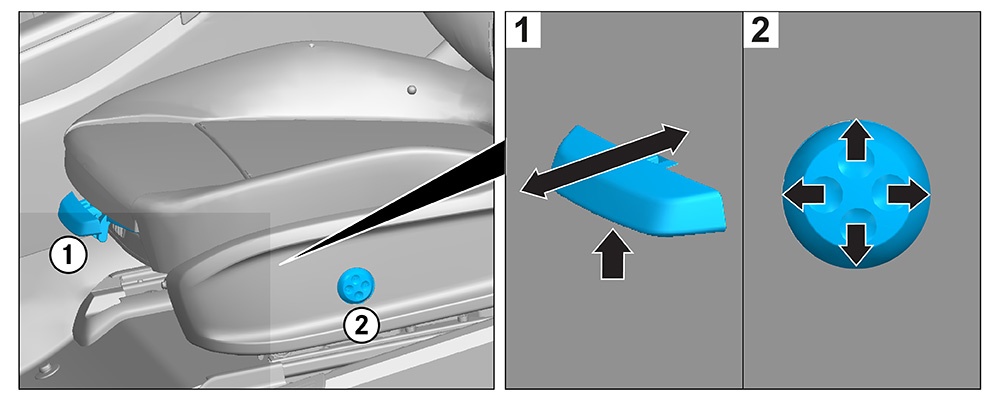 Seat adjustment (electric)