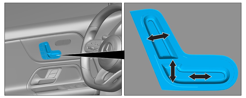 Seat adjustment (electric)