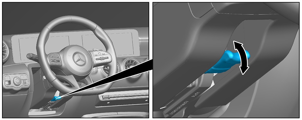 Steering wheel adjustment