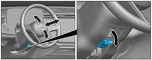 Steering wheel adjustment