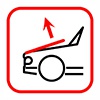 Pictogram for Active pedestrian protection system
