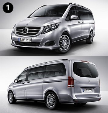 Mercedes-Benz V-Class Model 447 People carrier (as of 2014)