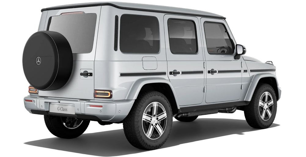 Oblique view of vehicle from rear right
