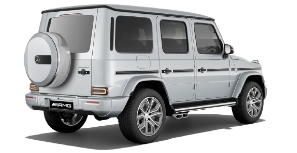 Oblique view of vehicle from rear right