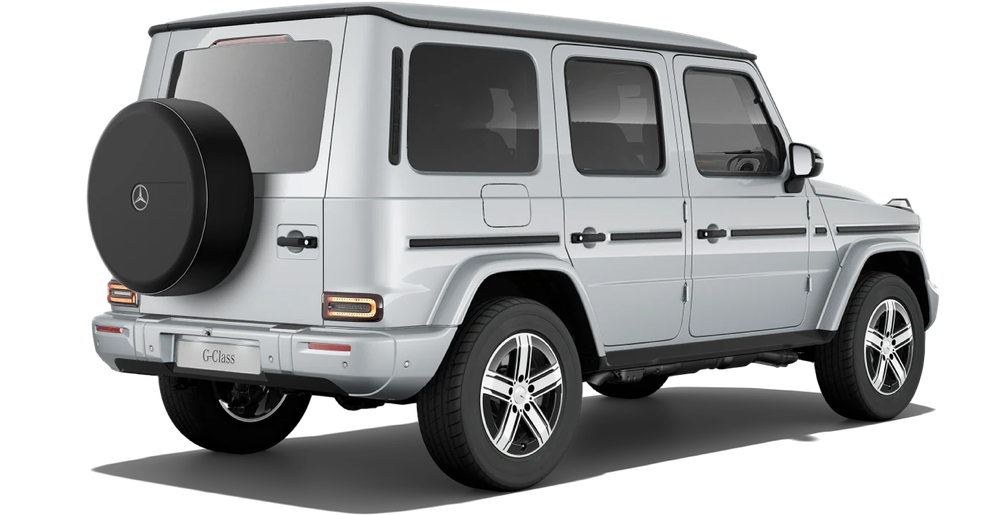 Oblique view of vehicle from rear right