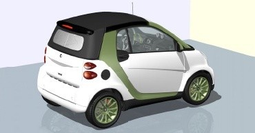 Oblique view of vehicle from rear right